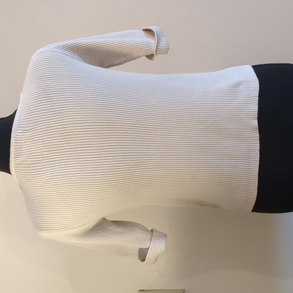 Worthington 3/4 sleeved cream color sweater in Petite Small. - Picture 3 of 8